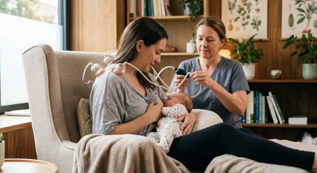 Cupping Therapy to Support Breastfeeding Mothers