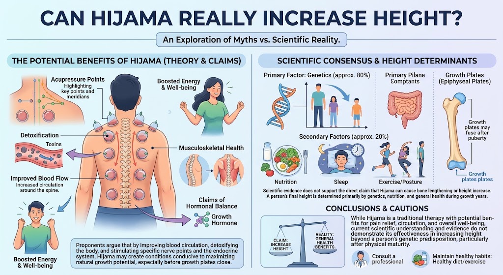 Can Hijama Really Increase Height? Facts, Myths & What Science Says